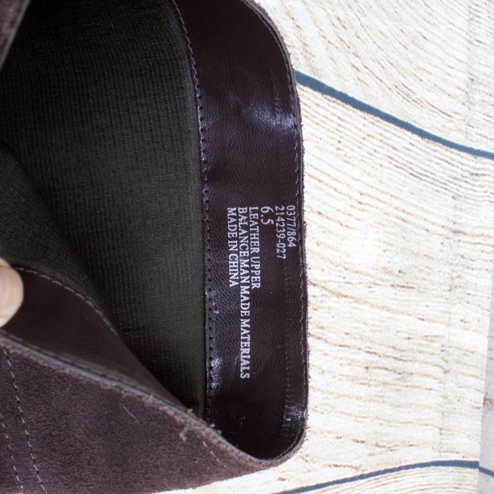 Collin Stuart Brown Suede Tall Slouch Heeled Boots - Picture 7 of 8